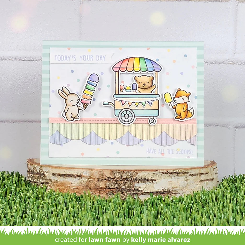 Treat Cart Stamps by Lawn Fawn